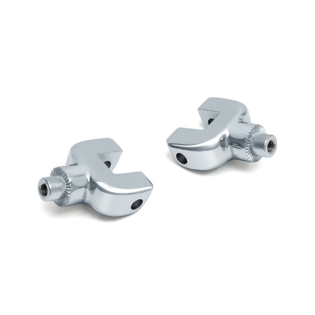 Kuryakyn Splined passenger peg/floorboard adapter chrome