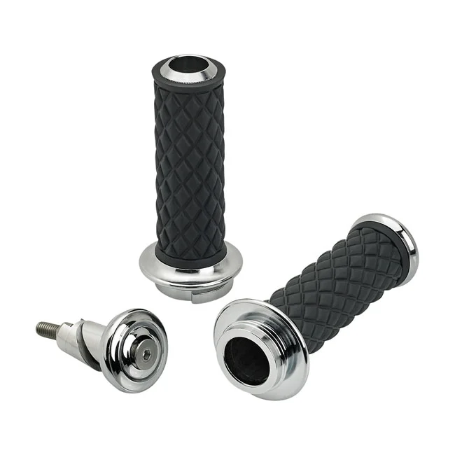 Biltwell GRIPS ALUMICORE TBW 1 CHROME
