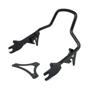 MCS Sissy bar kit 9.5" 1-piece upright. Gloss black