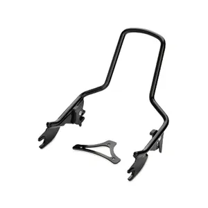 MCS Sissy bar kit 12.50" 1-piece upright. Gloss black
