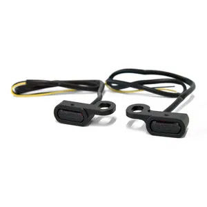 MCS Fastline, below bar LED turn signal set. Black