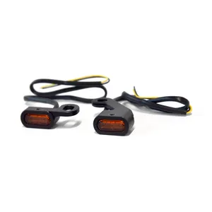 MCS Fastline, below bar LED turn signal set. Black