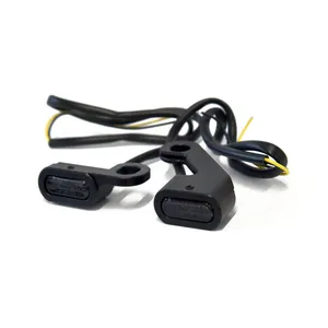 MCS Fastline, below bar LED turn signal set. Black