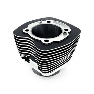 MCS Replacement cylinder 95"/103" Twin Cam, front/rear. Black