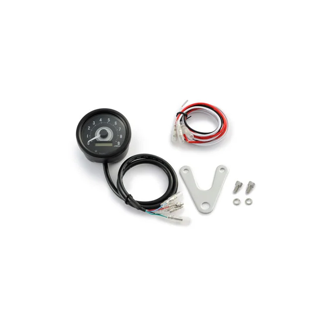 Daytona Velona 60mm tachometer black 9000 rpm