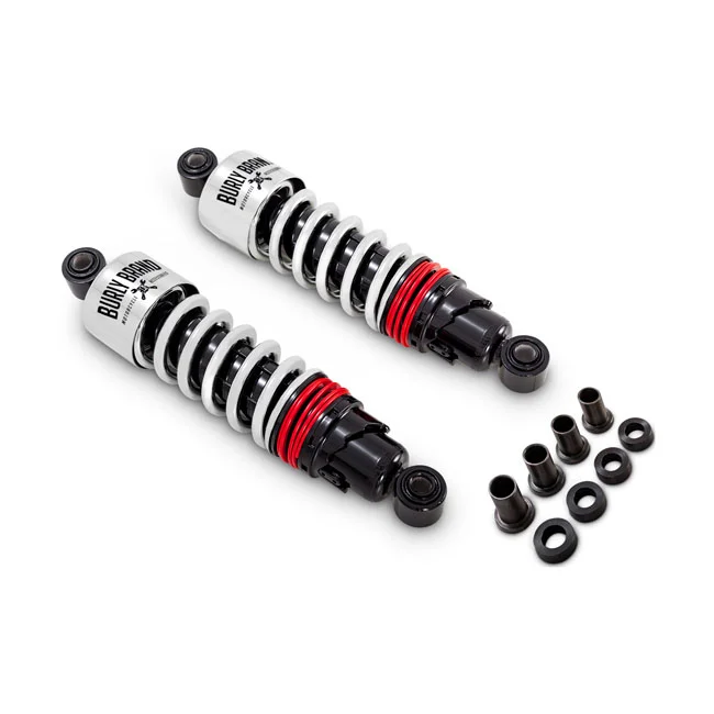 Burly Slammer Plus shock set 11.5" chrome