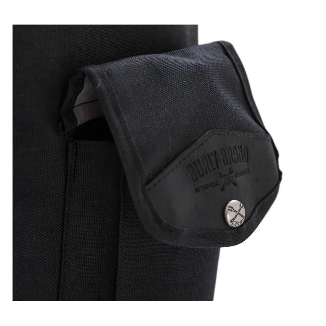 Burly Voyager sissy bar backpack black Cordura