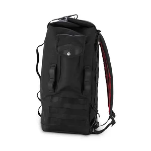 Burly Burly Voyager sissy bar backpack black Cordura