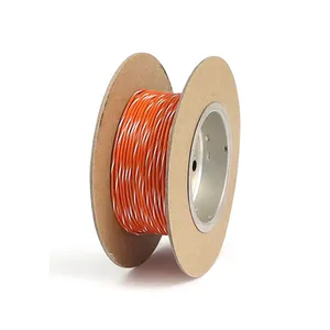 Namz NAMZ, wire on spool. 18 gauge, 100ft. Orange/White stripe