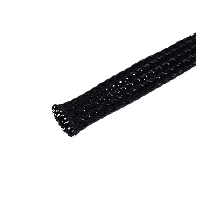 Namz Braided flex sleeving. Black, 3/8" (9.53mm) ID