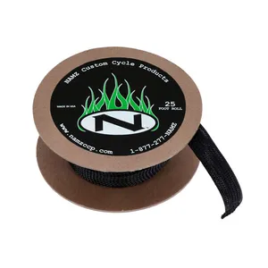 Namz NAMZ, braided flex sleeving. Black, 3/4" (19mm) ID