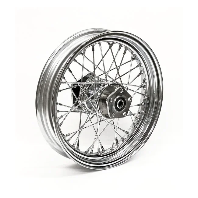 MCS 3.00 x 16 rear wheel 40 spokes chrome - 578468