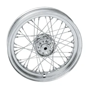 MCS 3.00 x 16 wheel 40 spokes chrome