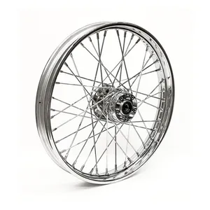 MCS 2.15 x 21 front wheel 40 spokes chrome