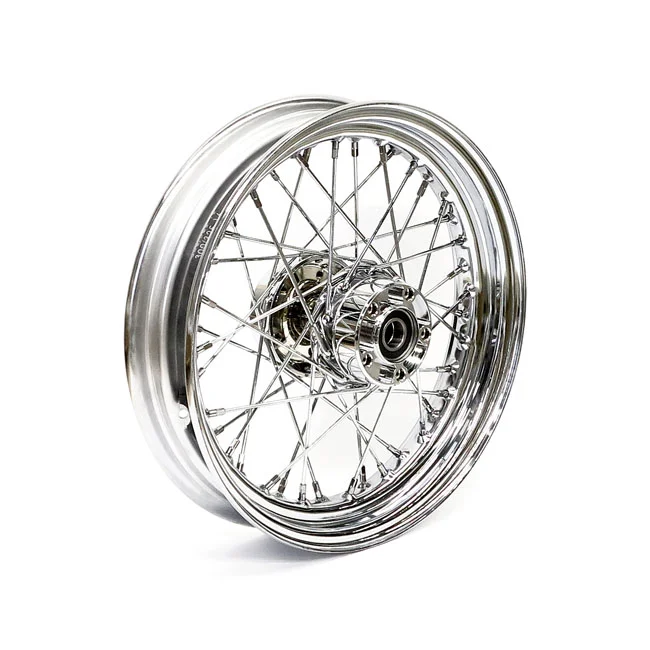 MCS 3.00 x 16 rear wheel 40 spokes chrome - 578493