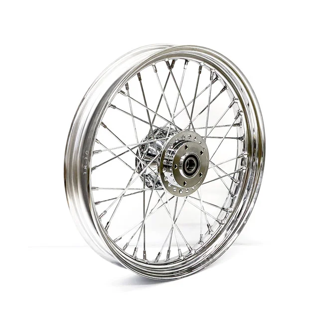 MCS 2.50 x 19 front wheel 40 spokes chrome - 578508