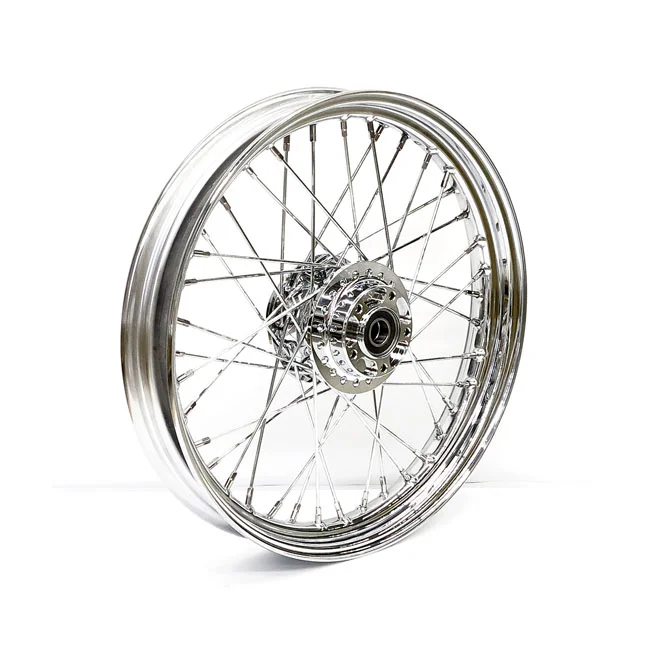 MCS 2.50 x 19 front wheel 40 spokes chrome - 578510