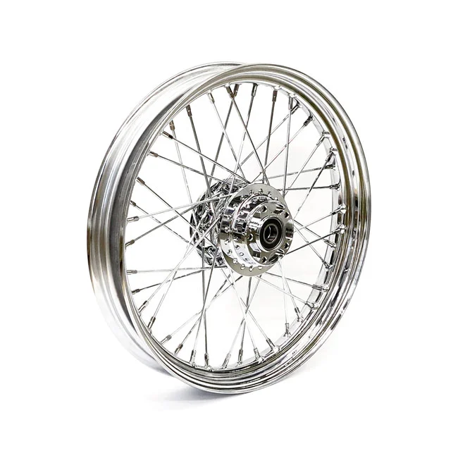 MCS 2.50 x 19 front wheel 40 spokes chrome - 578511