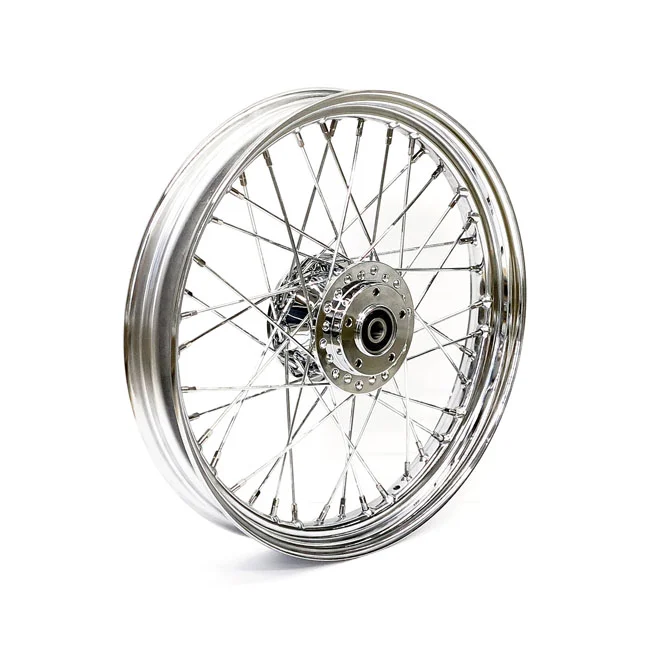 MCS 2.50 x 19 front wheel 40 spokes chrome - 578513
