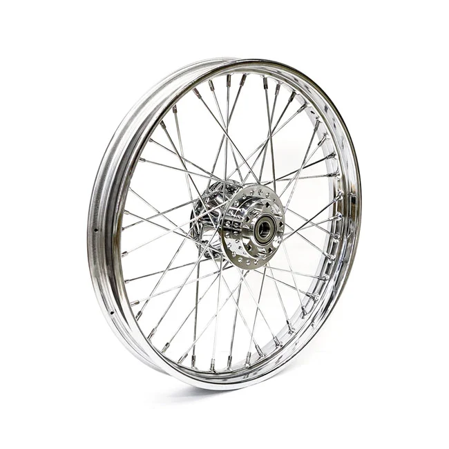 MCS 2.15 x 21 front wheel 40 spokes chrome - 578516