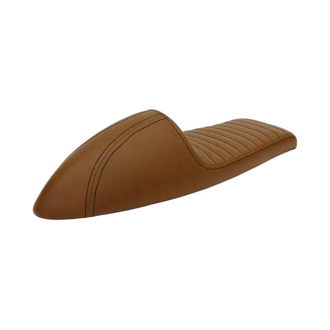 C-Racer FL Classic solo seat. Long cowl. Dark brown