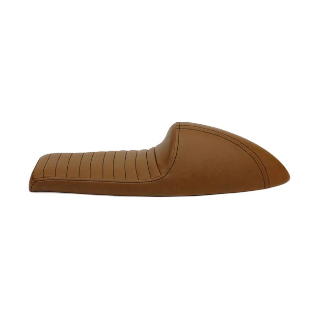 C-Racer FL Classic solo seat. Long cowl. Dark brown