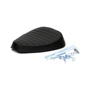 C-Racer C-Racer, Classic bobber solo seat. Medium. Black