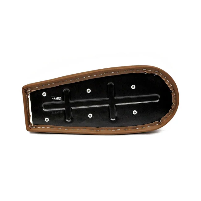 C-Racer Scrambseat scrambler seat. Dark brown