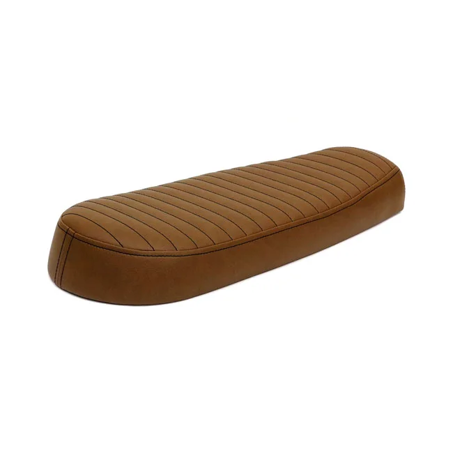 C-Racer Fat Scramsadle scrambler seat. Dark brown