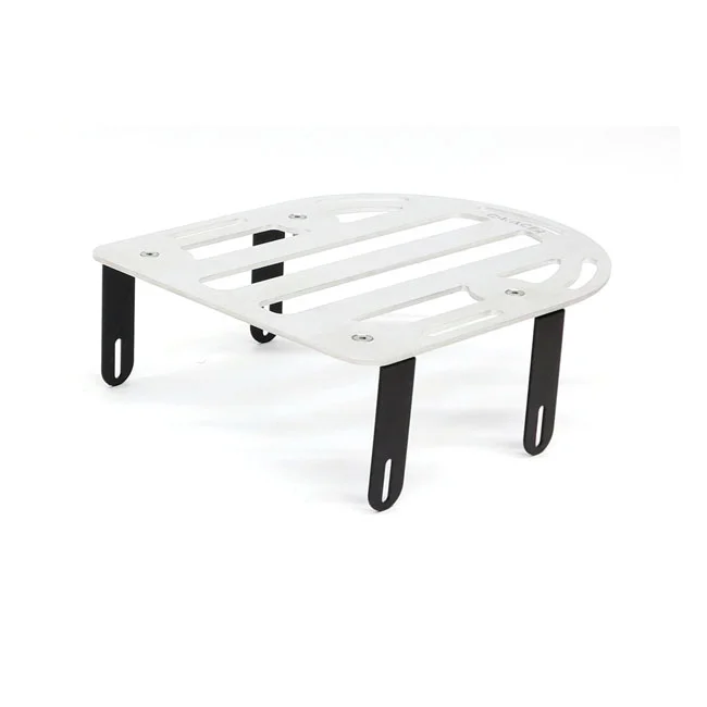 C-Racer Fat Scramsadle scrambler seat. With rack. Black