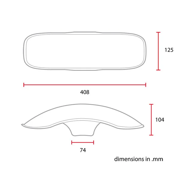 C-Racer Universal 17/18" front fender No3 S