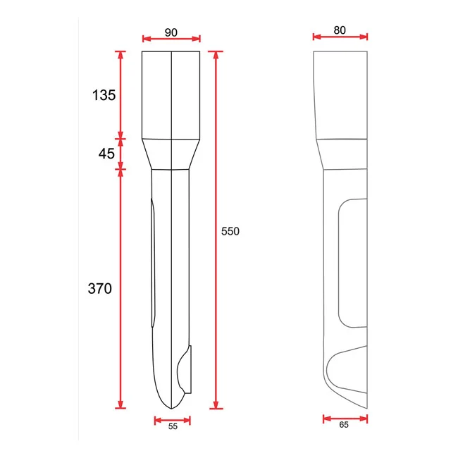C-Racer Universal fork guards No1