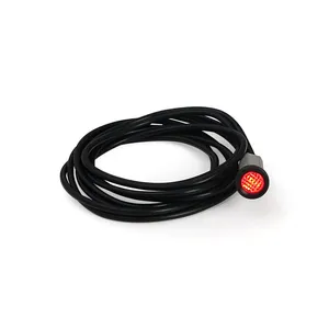 MCS 3/8 indicator light. Red, no symbol