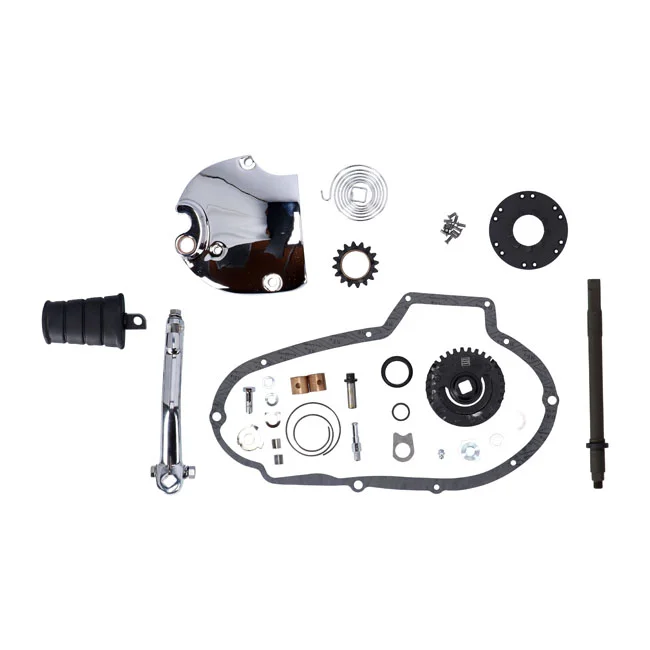 MCS Sportster kick start kit, chrome - 580296
