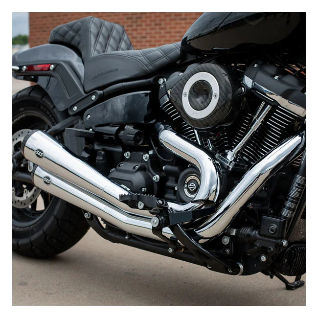 S&S Stealth, carbon teardrop air cleaner kit