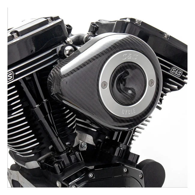 S&S Stealth air cleaner cover. Carbon