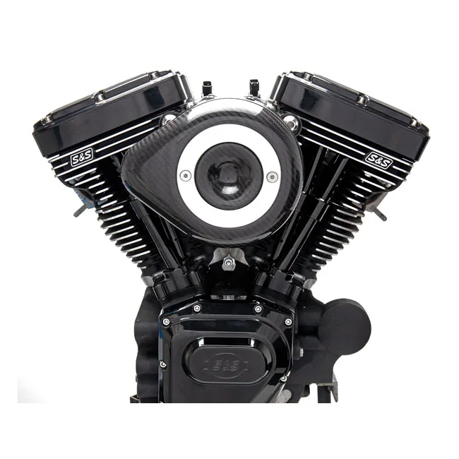 S&S Stealth air cleaner cover. Carbon