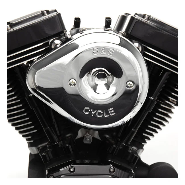 S&S Stealth, chrome teardrop air cleaner kit