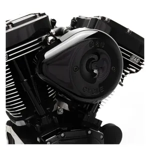S&S S&S Stealth, black teardrop air cleaner kit