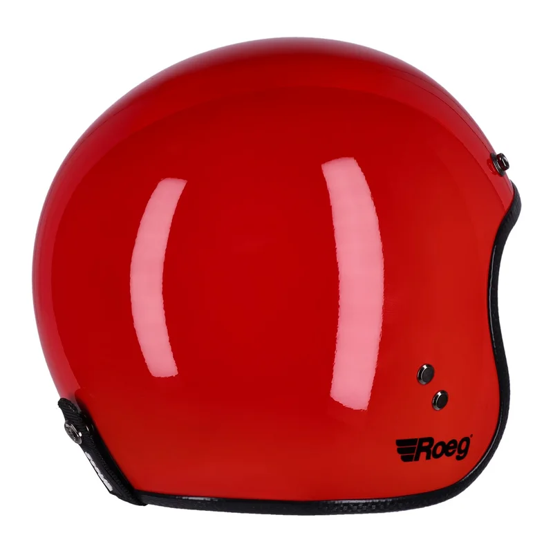 Roeg JETT helmet flaming red gloss