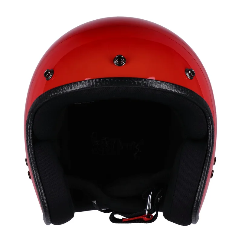 Roeg JETT helmet flaming red gloss