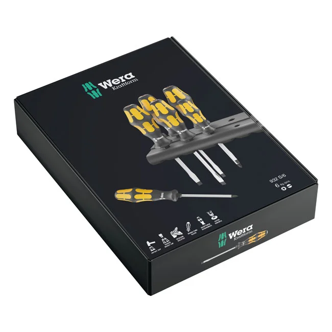 Wera Screwdriver set Kraftform chisel Series 900