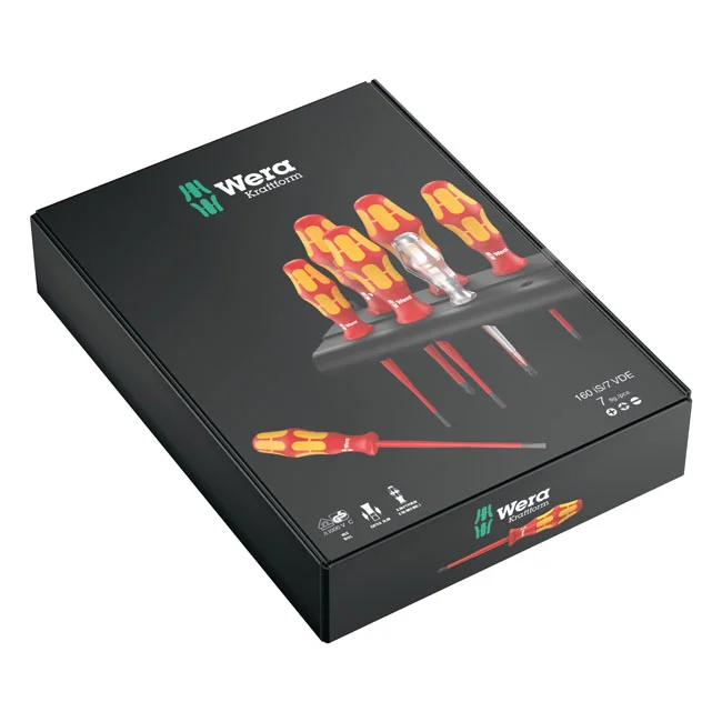 Wera Screwdriver & voltage tester kit 7 pcs. Kraftform Plus