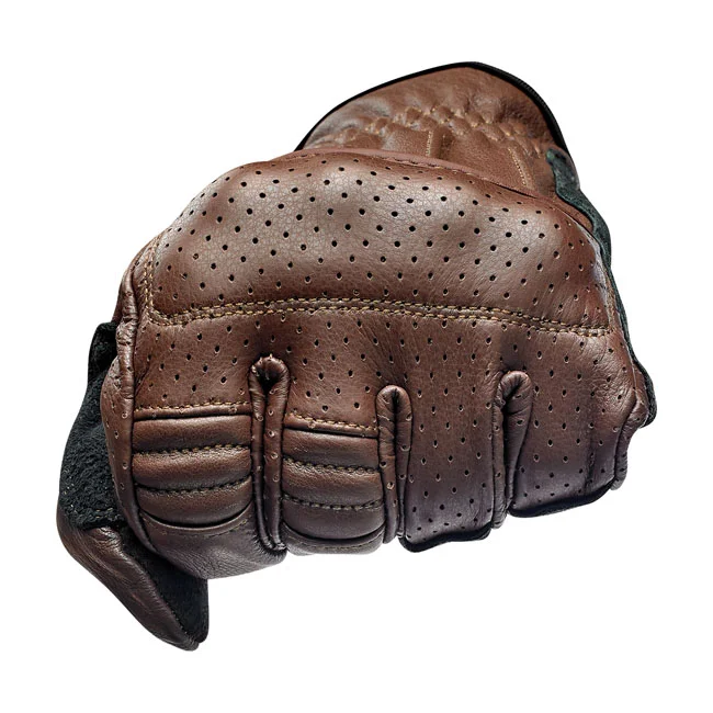 Biltwell Borrego gloves chocolate/black CE appr.