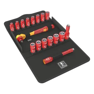 Wera Wera Zyklop VDE 3/8" drive ratchet set 17 pcs. Metric