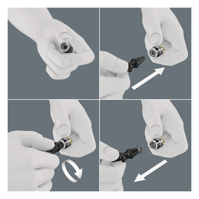 Wera Zyklop ratchet kit 42 pcs. 1/4" drive Metric sizes