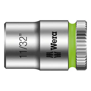 Wera Wera Zyklop 1/4" socket - US sizes 11/32"