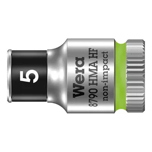 Wera Wera Zyklop 1/4" socket with holding function - Metric 5.0