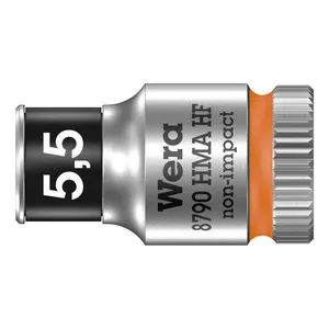 Wera Wera Zyklop 1/4" socket with holding function - Metric 5.5