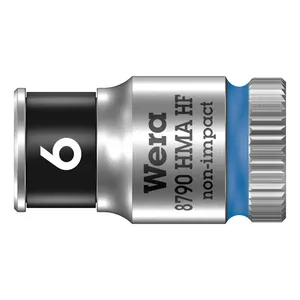 Wera Wera Zyklop 1/4" socket with holding function - Metric 6.0